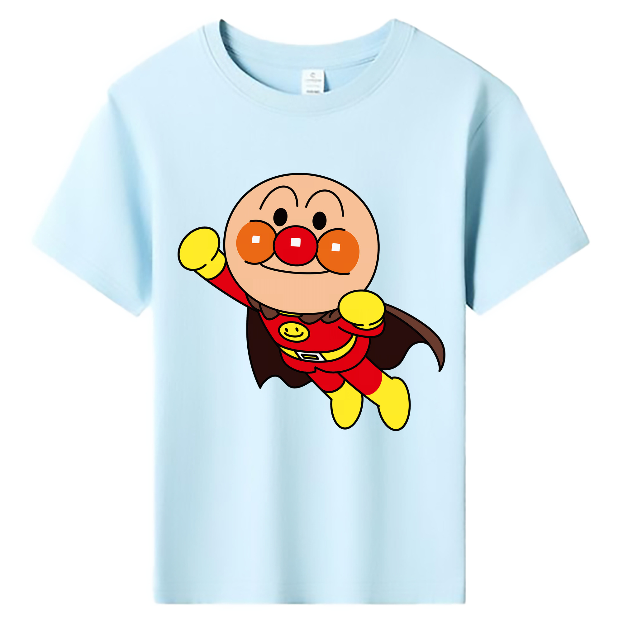 （画像用） アンパンマン Anpanman 綿100％キッズTシャツ（フロントプリント）